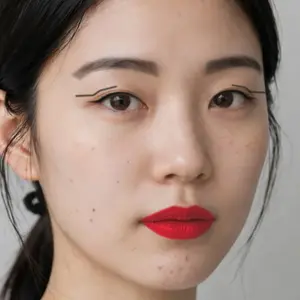 Double wing makeup look