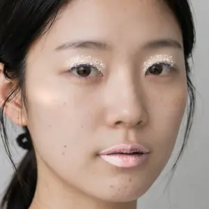Ice queen makeup look