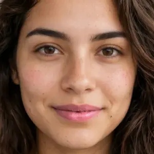 Rosy cheeks makeup look