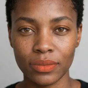 Terracotta makeup look